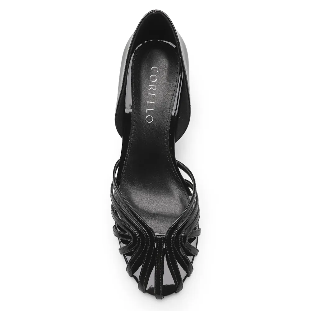 Scarpin Tiras Verniz Preto - imagem 5