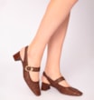 Scarpin Tramado Alt Marrom - imagem 2
