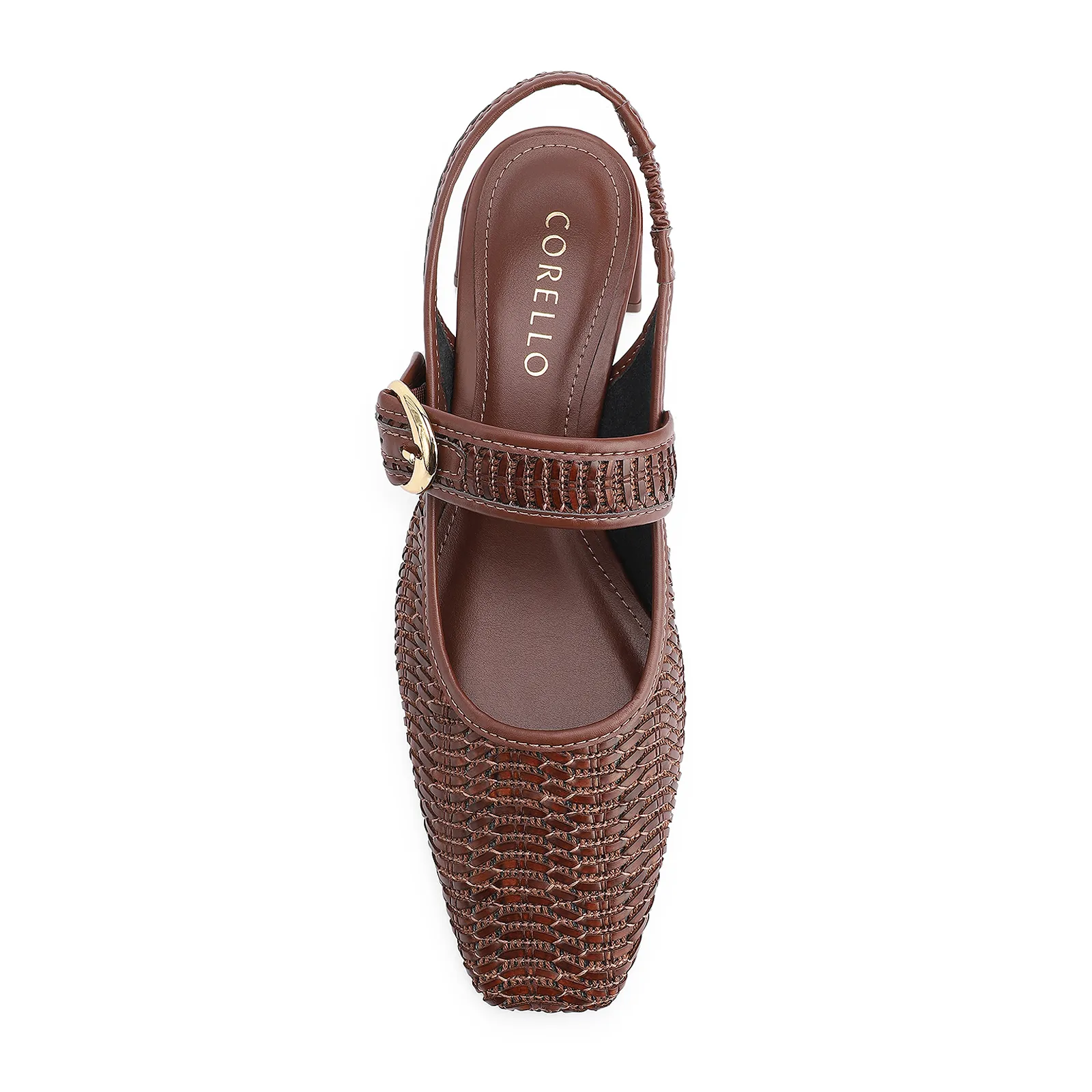 Scarpin Tramado Alt Marrom