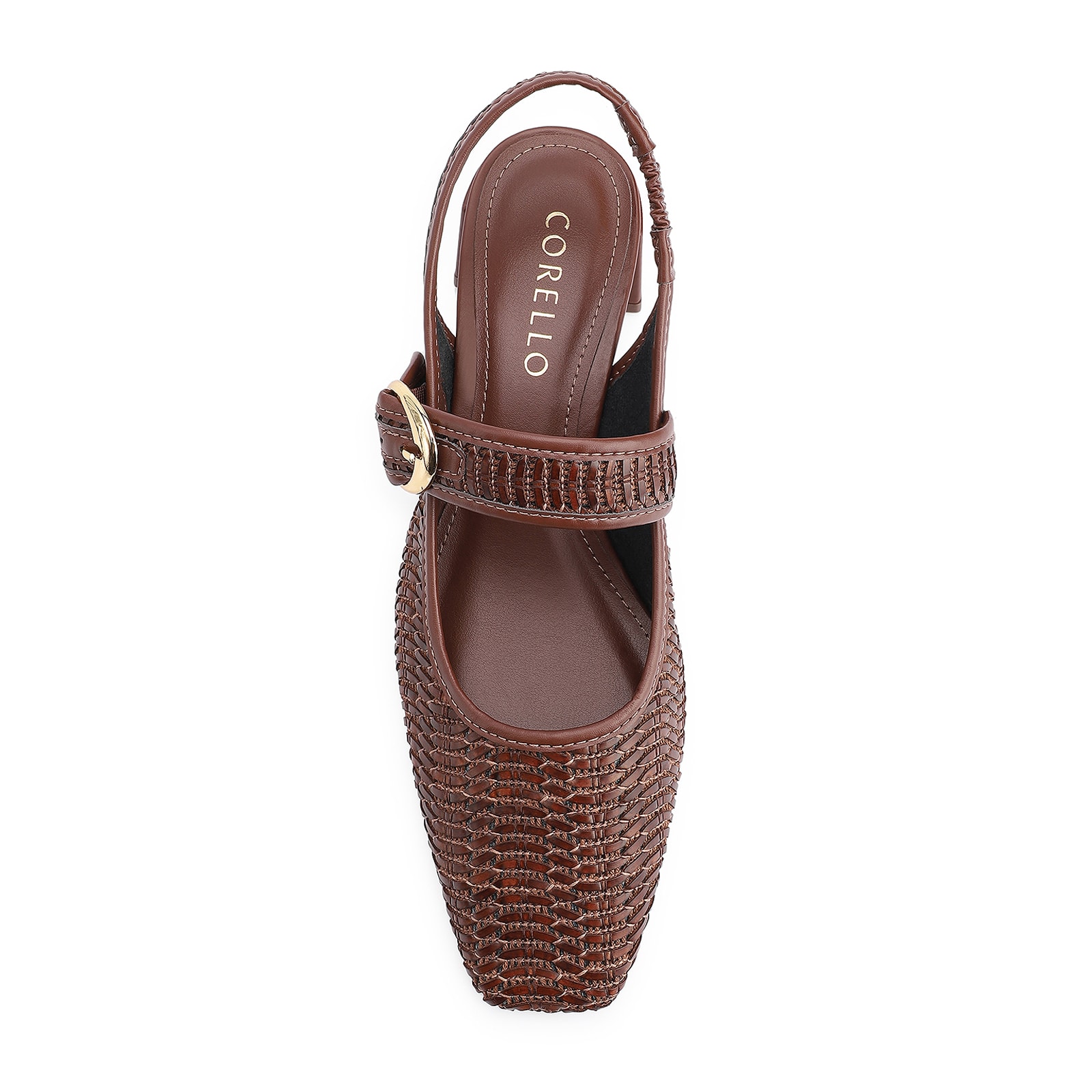 Scarpin Tramado Alt Marrom