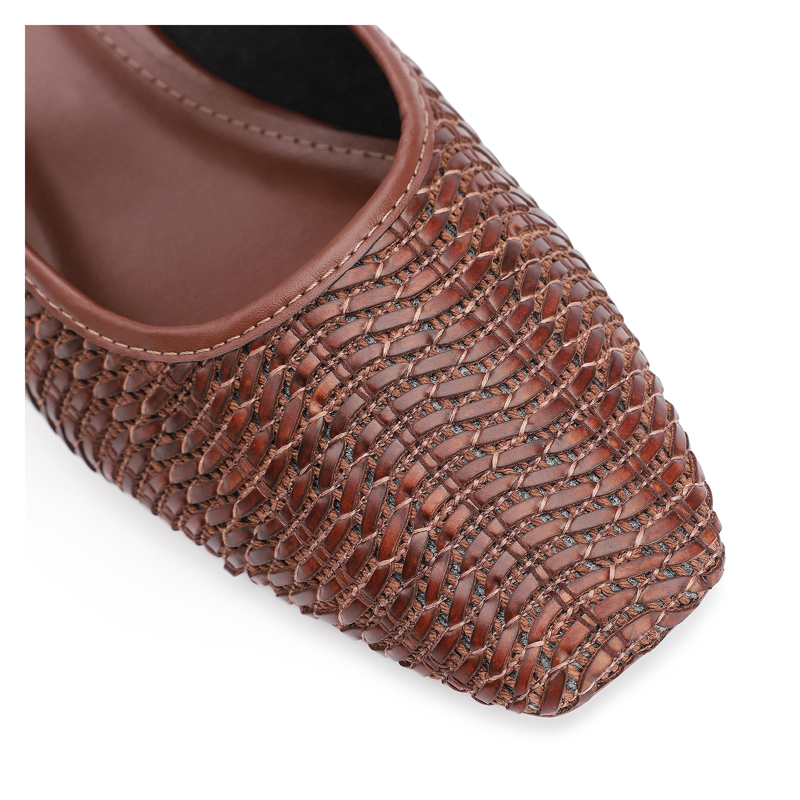 Scarpin Tramado Alt Marrom