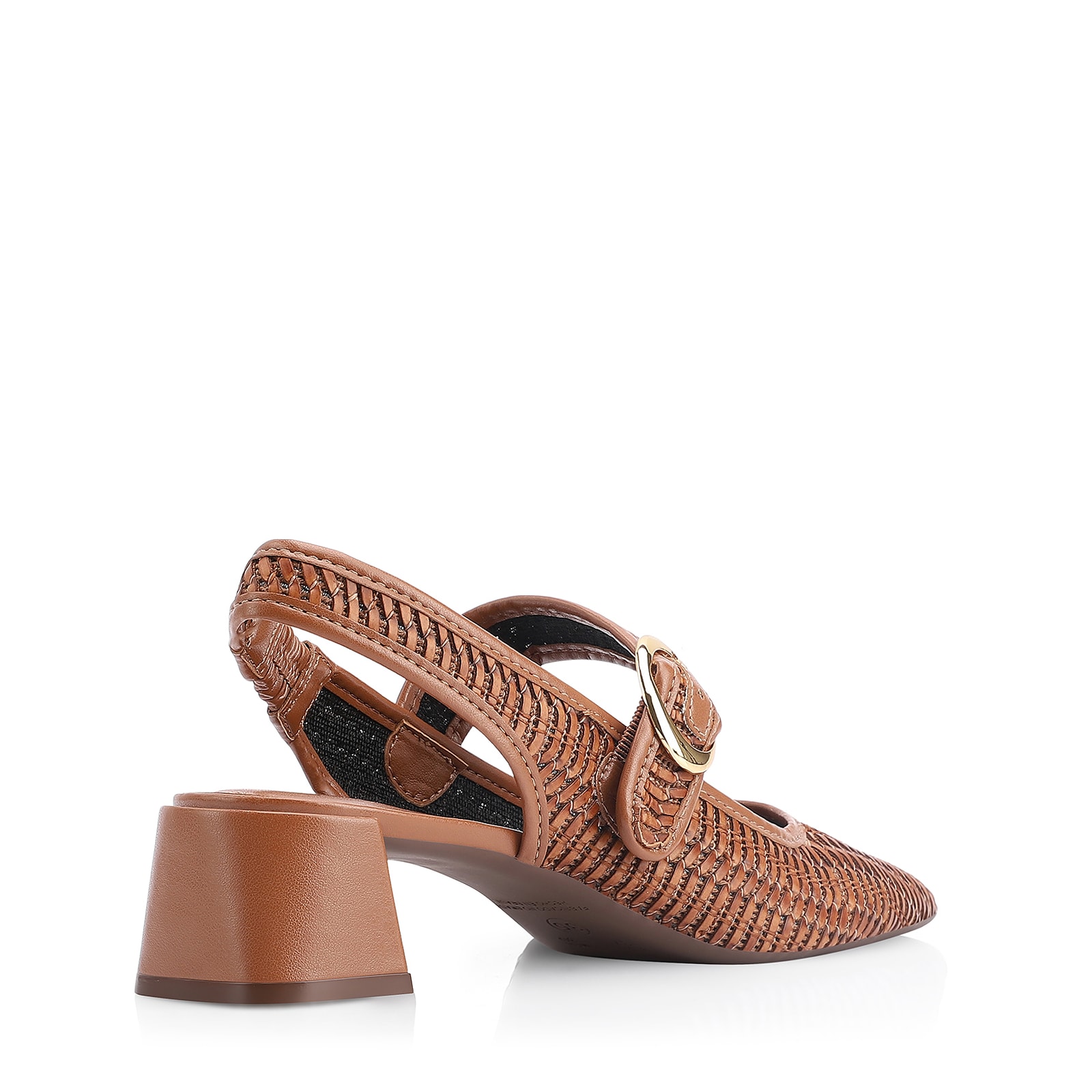 Scarpin Tramado Alt Marrom Claro