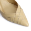 Scarpin Tressê Couro Amarelo - imagem 7