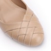 Scarpin Tressê Couro Bege - imagem 6