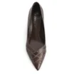 Scarpin Tressê Couro Marrom - imagem 6
