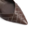 Scarpin Tressê Couro Marrom - imagem 7
