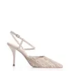 Scarpin Tressê Couro Off White/Bege - imagem 2