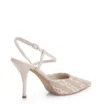 Scarpin Tressê Couro Off White/Bege - imagem 3