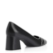 Scarpin Tressê Couro Preto - imagem 4