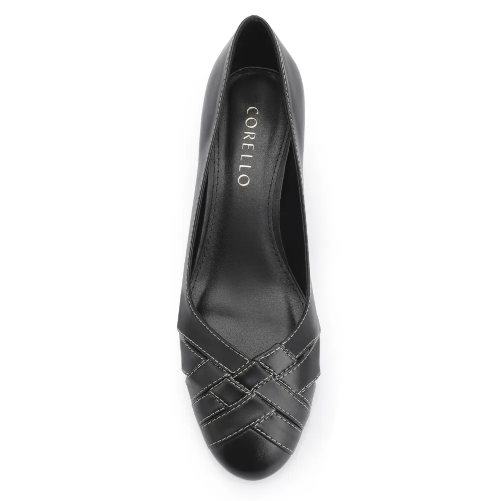 Scarpin Tressê Couro Preto - imagem 6