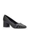 Scarpin Tressê Couro Preto - imagem 1