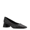 Scarpin Tressê Couro Preto - imagem 1