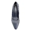 Scarpin Tweed Azul/Couro Azul - imagem 5