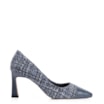 Scarpin Tweed Azul/Couro Azul - imagem 2