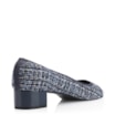Scarpin Tweed Azul/Verniz Azul - imagem 4