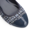 Scarpin Tweed Azul/Verniz Azul - imagem 7