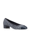 Scarpin Tweed Azul/Verniz Azul - imagem 1