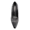 Scarpin Tweed Preto/Couro Preto - imagem 5