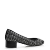 Scarpin Tweed Preto/Verniz Preto - imagem 3