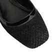 Scarpin Tweed Preto/Verniz Preto - imagem 6