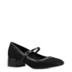 Scarpin Tweed Preto/Verniz Preto - imagem 1