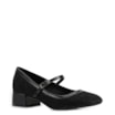 Scarpin Tweed Preto/Verniz Preto - imagem 1