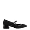 Scarpin Tweed Preto/Verniz Preto - imagem 2