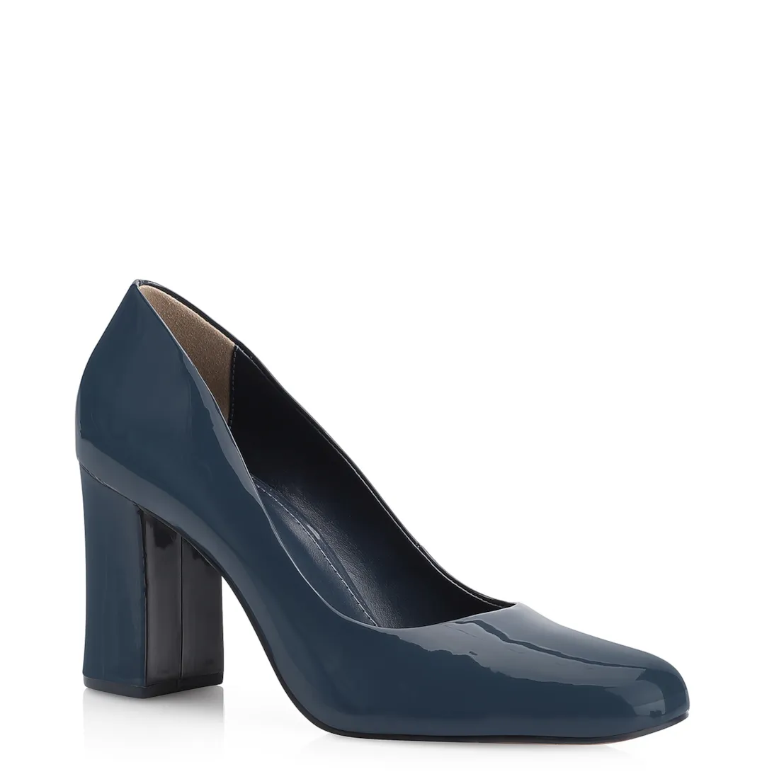 Scarpin Verniz Azul