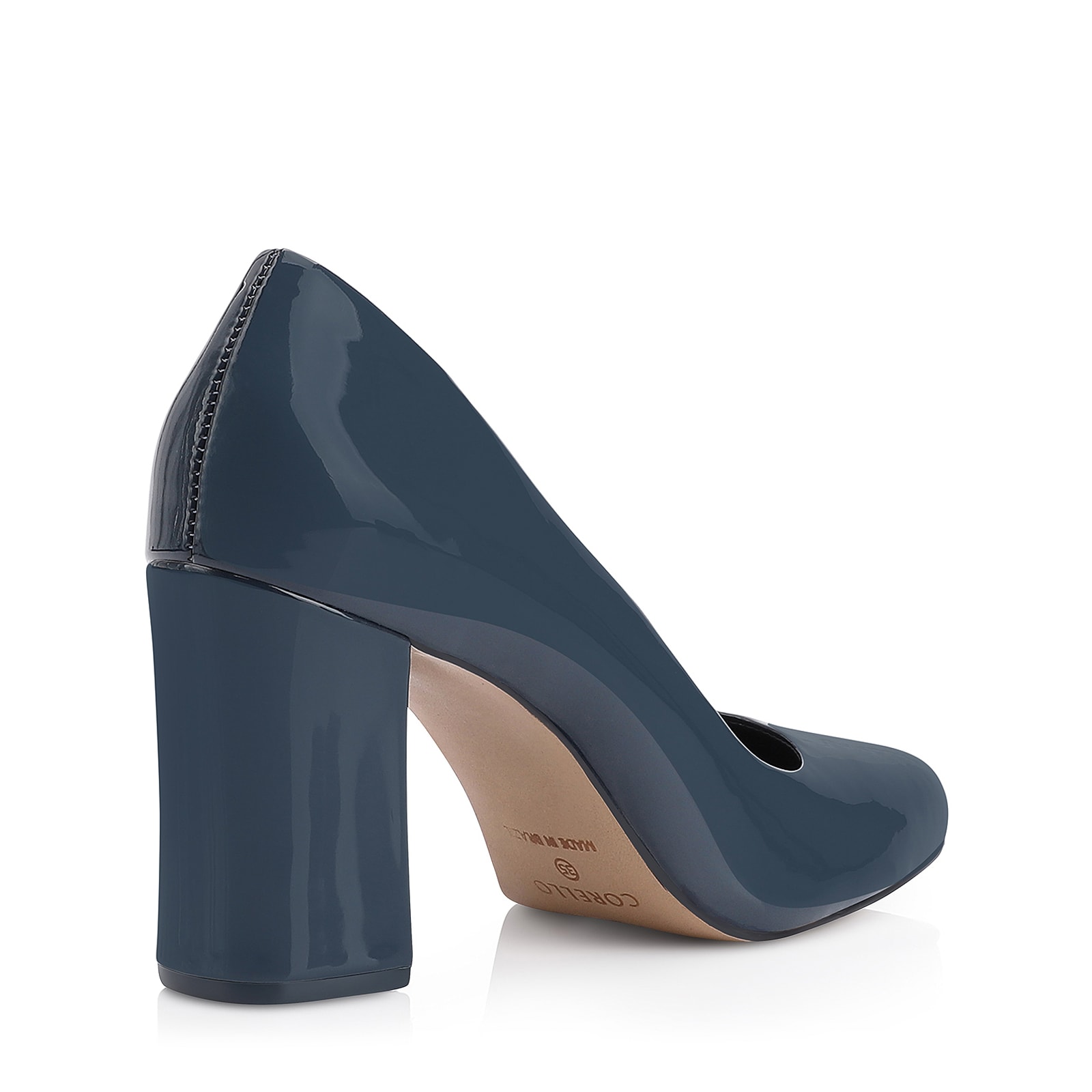 Scarpin Verniz Azul