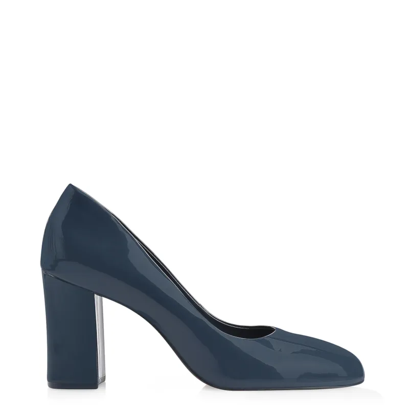 Scarpin Verniz Azul - foto 2