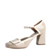 Scarpin Verniz Bege/Branco - imagem 4