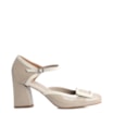 Scarpin Verniz Bege/Branco - imagem 2
