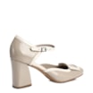 Scarpin Verniz Bege/Branco - imagem 3