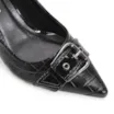 Scarpin Verniz/Croco Preto - imagem 7