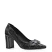 Scarpin Verniz/Croco Preto - imagem 1