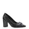Scarpin Verniz/Croco Preto - imagem 1