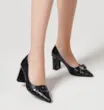 Scarpin Verniz/Croco Preto - imagem 2
