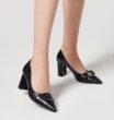 Scarpin Verniz/Croco Preto - imagem 2