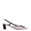 Scarpin Verniz Off White/Preto - imagem 3