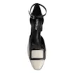 Scarpin Verniz Off White/Preto - imagem 6
