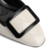 Scarpin Verniz Off White/Preto - imagem 7