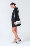 Scarpin Verniz Off White/Preto - imagem 8
