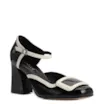 Scarpin Verniz Preto/Branco - imagem 1