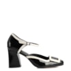 Scarpin Verniz Preto/Branco - imagem 2