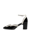 Scarpin Verniz Preto/Off White - imagem 4