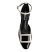 Scarpin Verniz Preto/Off White - imagem 5