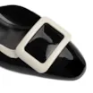 Scarpin Verniz Preto/Off White - imagem 6