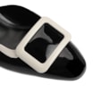 Scarpin Verniz Preto/Off White - imagem 6