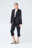 Scarpin Verniz Preto/Off White - imagem 7