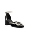 Scarpin Verniz Preto/Off White - imagem 1
